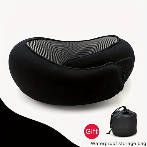 Ergonomic Memory Foam Pillow With Carry Bag